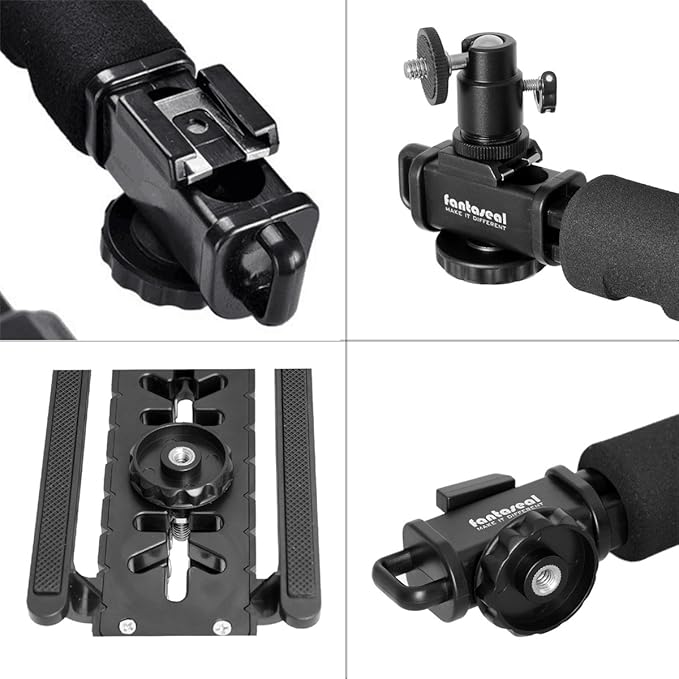 Fantaseal 4in1 DSLR/Mirrorless/Action Camera +Camcorder +Smartphone Stabilizer - Image 5