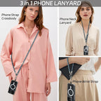 3-in-1 Adjustable Phone Lanyard Crossbody Cell Phone Neck Strap Universal - Image 3