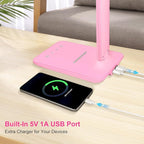 White crown LED Desk Lamp Dimmable Table Lamp Reading Lamp - Image 3