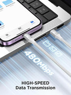 USB C to Lightning Cable 10FT, Power iPhone Charger Cord MFi Certified Braided - Image 6