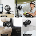 Shinebella AA Battery Powered Clip on Fan - Image 6