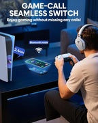 NUBWO Wireless Gaming Headset, 5.3 Bluetooth Gaming Headphones - Image 4