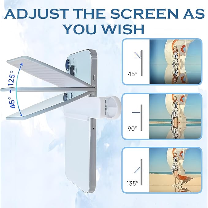 Mirror Effect Lens, Smartphone Camera Mirror Reflection Clip Kit Phone Camera - Image 5