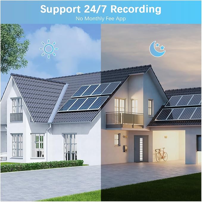 WEILAILIFE 【Dual Antenna Enhanced】 5MP Outdoor Wireless Security Camera System - Image 9