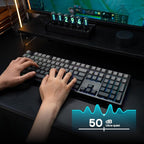 EPOMAKER TH108 Full Size Mechanical Keyboard, Wireless Gaming Keyboard - Image 3