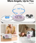 Magnetic Phone Grip for MagSafe Ring Holder, Two-Sided Magnets Phone Ring Grip - Image 6