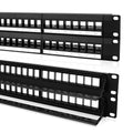 NewYork Cables® Blank Keystone 48 Port Cat6 Patch Panel by NewYorkCables