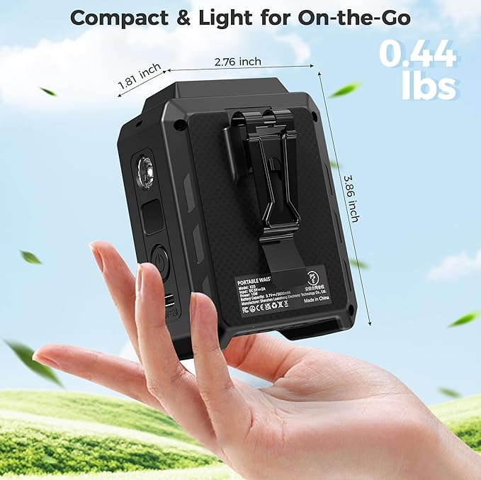 COMLIFE Portable Mini Waist Fan - Image 7