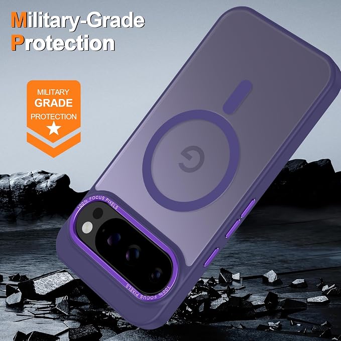 Magnetic for Google Pixel 10 Pro XL Case, Shockproof Slim Translucent Matte - Image 6