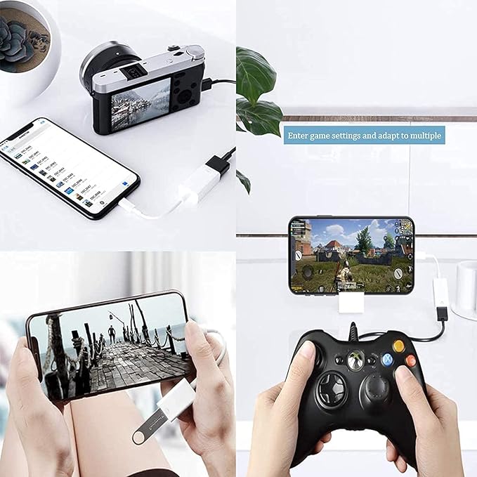 Lightning to USB Camera Adapter Apple MFi Certified Lightning Female USB 3.0 - Image 7
