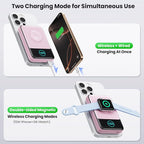 Magnetic Portable Charger for iPhone, 3-in-1 10800mAh Qi2 15W Wireless Power - Image 5