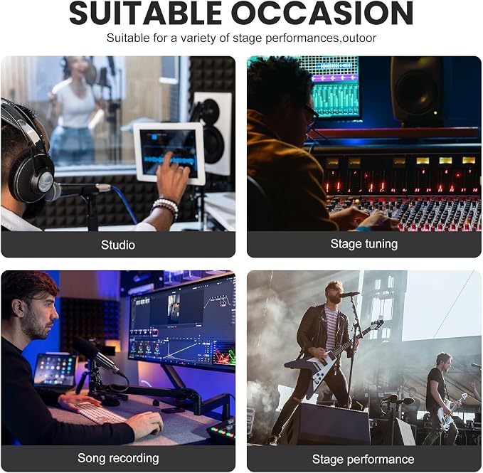 8 Channel Audio Interface Sound Board Mixing Console XLR 1/4 inch Jack USB - Image 7