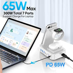 300W Charging Station for Multiple Devices Apple, Zutspzss 10 in 1 Wireless - Image 3