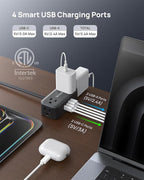 TROND 360° Rotating Flat Plug Power Strip, 5FT Extension Cord - Image 2