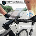 New Upgraded Bike Phone Mount Holder Two Connectors Quickly Lock and Release - Image 6