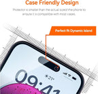 3Pack Screen Protector for iPhone 15Pro Max/iPhone 15Plus 6.7inch 9H+ Anti Blue - Image 4