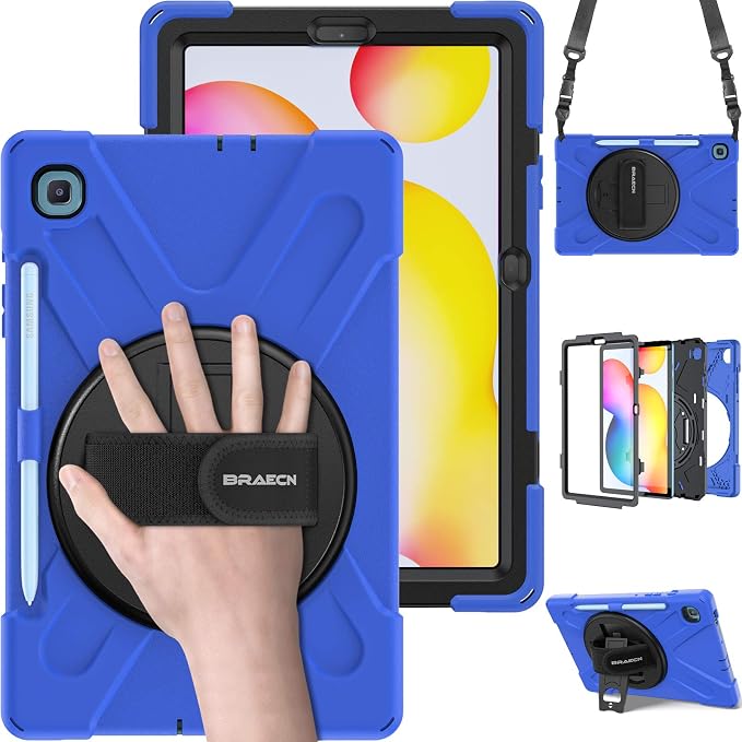 BRAECN for Samsung Galaxy Tab S6 Lite 10.4 Case 2024, Rugged Protective Case by BRAECN