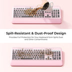 Silent Wireless Keyboard and Mouse Combo - Image 2