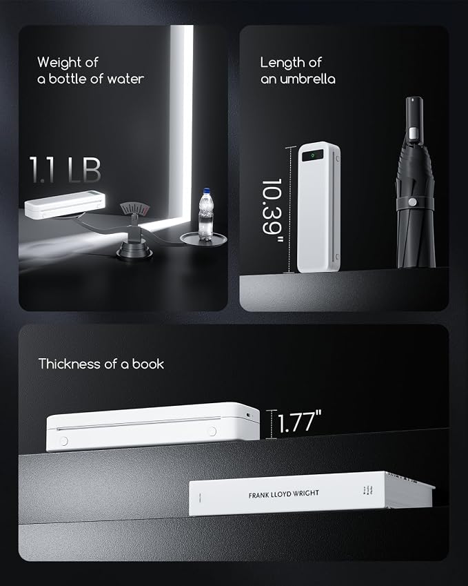 Portable Thermal Printer, Small Inkless Mobile Mini Printer - Image 7