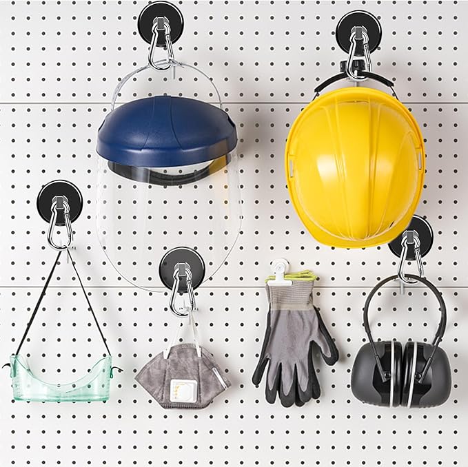LOVIMAG Magnetic Hooks, 150LBS Strong Magnet Hooks Black Swivel Magnetic Hook - Image 7