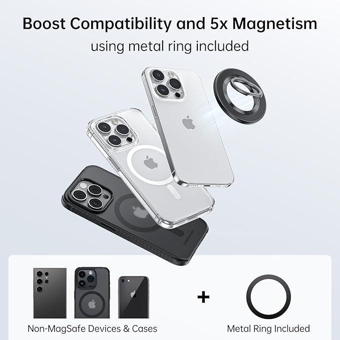 SYNCWIRE Upgraded Magnetic Phone Ring Holder - Image 6