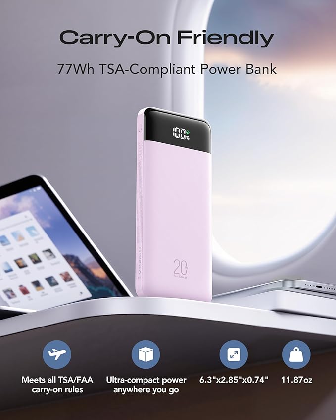 Orfeika 20000mAh Power Bank Fast Charging, Portable Charger - Image 6