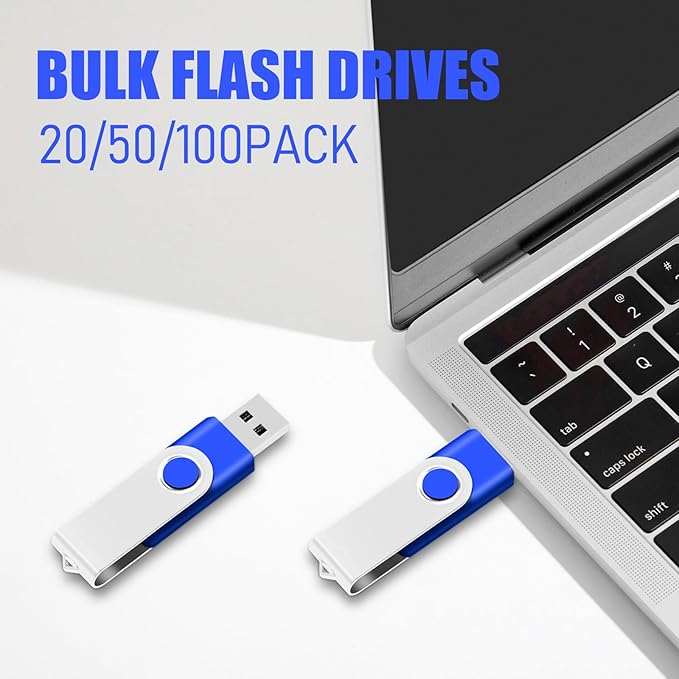 EASTBULL 50 Pack 4GB Bulk Flash Drives Pack USB 2.0 Thumb Drives Pack 4GB Bulk - Image 2