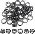 3/4" Black Snap-in Knockout Insulating Bushing Grommets, Plastic Cable Hole by EASYEAH