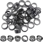 3/4" Black Snap-in Knockout Insulating Bushing Grommets, Plastic Cable Hole by EASYEAH