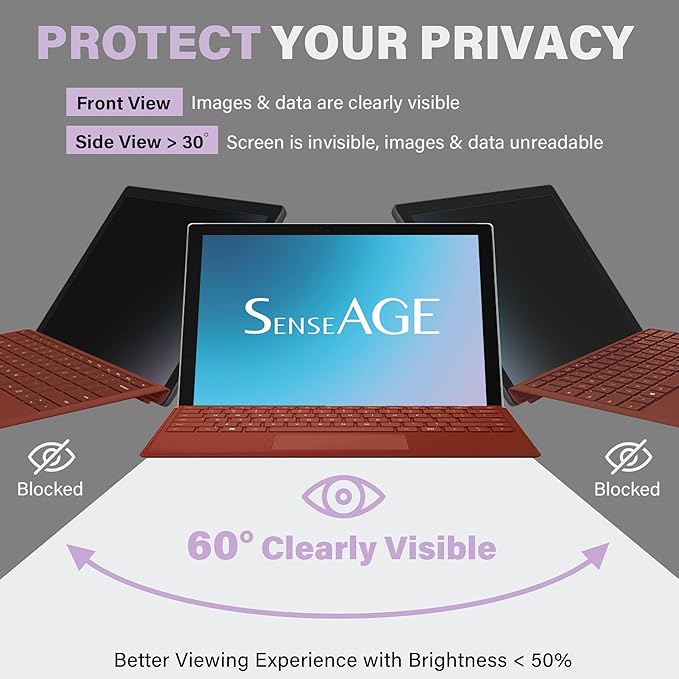 SenseAGE Magnetic Privacy Screen Protector - Image 3