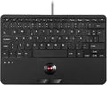 Perixx PERIBOARD-526 ES, Mini teclado USB con Cable y trackball by PerixxComputerGmbH