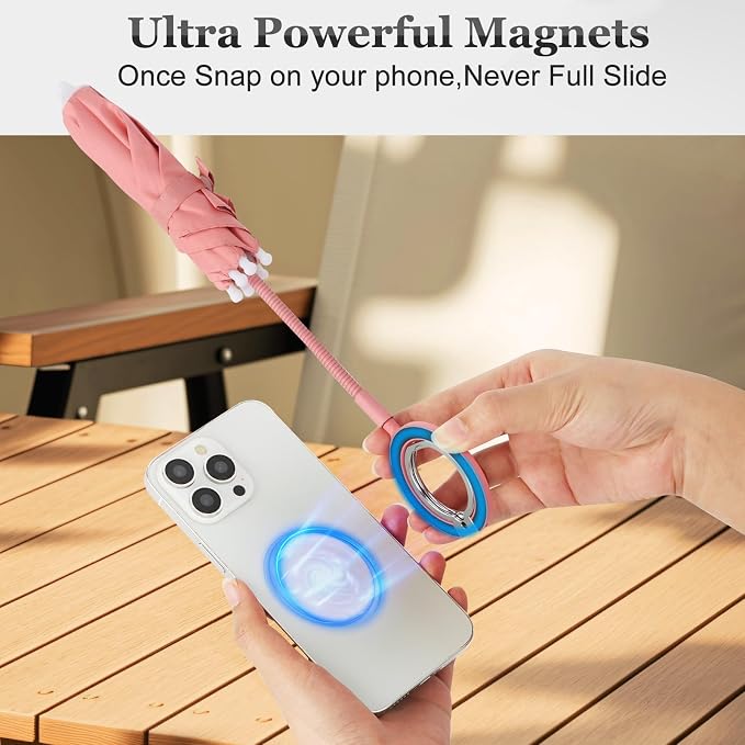 Magnetic Umbrella Phone Stand for Sun Protection, Adjustable Sun Shade Shield - Image 2