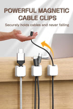 Maveek Magnetic Cable Clips, 5 Pack Square Cord Organizer - Image 5