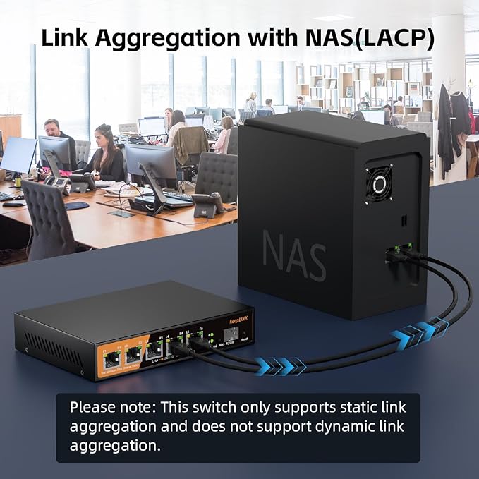 6 Port 2.5G Web Smart Managed Ethernet Switch - Image 5