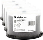 Verbatim DVD-R Blank Discs 4.7GB 16X DataLifePlus White Inkjet Printable by Verbatim
