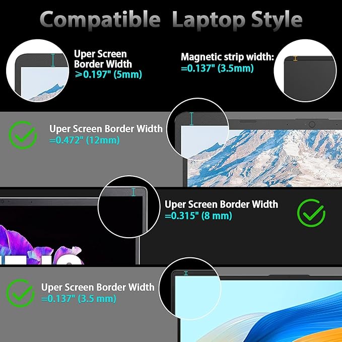 FILMEXT Magnetic Laptop privacy screen 14 inch - Image 4