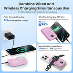 Magnetic Portable Charger for iPhone, 10800mAh 4-in-1 Wireless Power Bank - Image 4