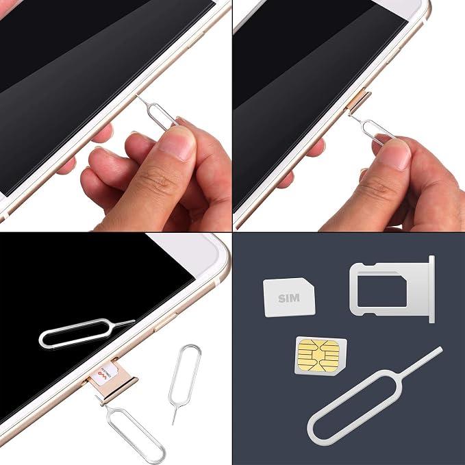 Tatuo 300 Pack Sim Card Tray Removal Tool Sim Card Eject Pin Opening Removal - Image 4