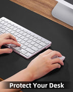 Leather Desk Pad Protector, Large Desk Mat, Mouse Pad, Non-Slip PU Leather Desk - Image 3