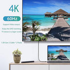 100W Short USB C Cable 3.1 Right Angle, 5A Fast Charging, 10GBbps High Speed - Image 4
