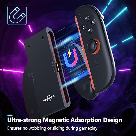 Switch 2 Joycon Grip, Super Magnetic Charger Handle - Image 3