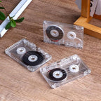 Blank Cassette Tape Case, 45/60/90 Minutes Clear Audio Recording Tape, Empty - Image 4