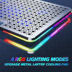 LIANGSTAR Laptop Cooling Pad, Laptop Cooler Gaming 5 Quiet Fans - Image 4