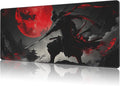 Mouse Pad Large Anime Samurai Non-Slip Gaming Desk Mat by NIYLYNSYN