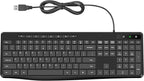Wired Keyboard, Quiet Keyboard, Silent Keyboardwith Low Profile Chiclet Keys by Virfour
