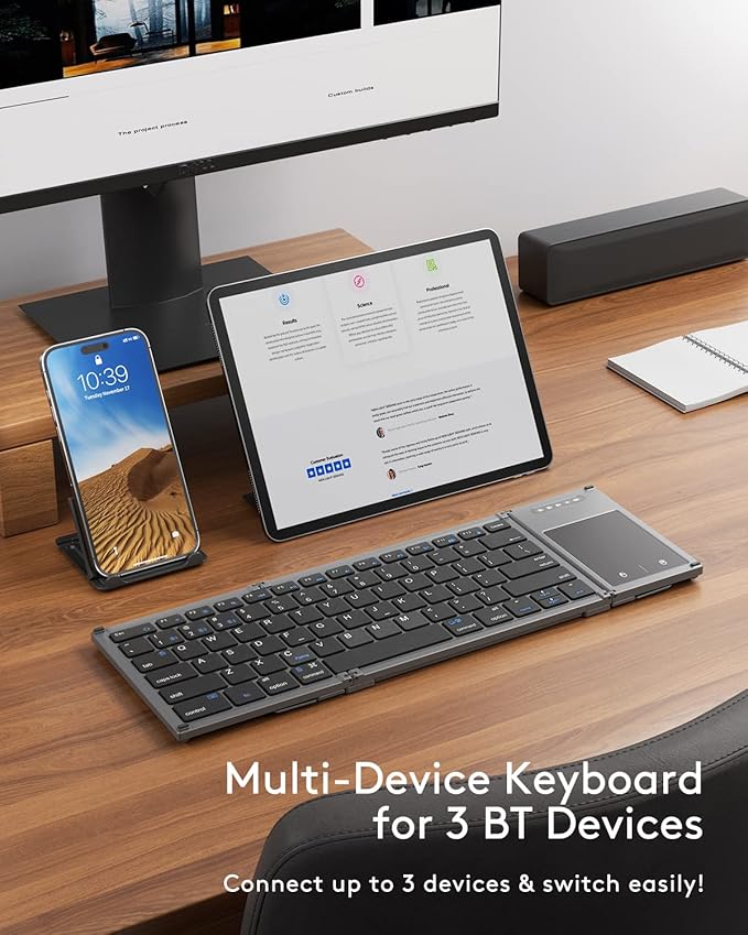 Samsers Foldable Bluetooth Keyboard - Image 2