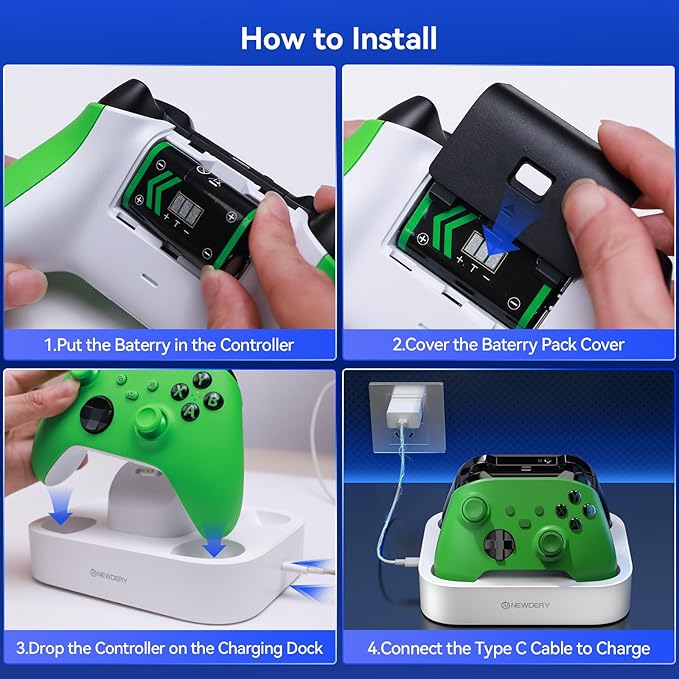 NEWDERY Controller Charger Station - Image 4