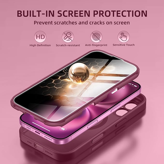BERFY Magnetic for iPhone 16 Case, Compatible - Image 4
