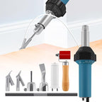 Iglobalbuy 1500W Hot Air Plastic Welder Plastic Welding Roofing Kit Vinyl PVC - Image 9