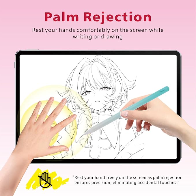 Stylus Pen for iPad, 14Mins Fast Charge for Apple Pencil, Palm Rejection - Image 6